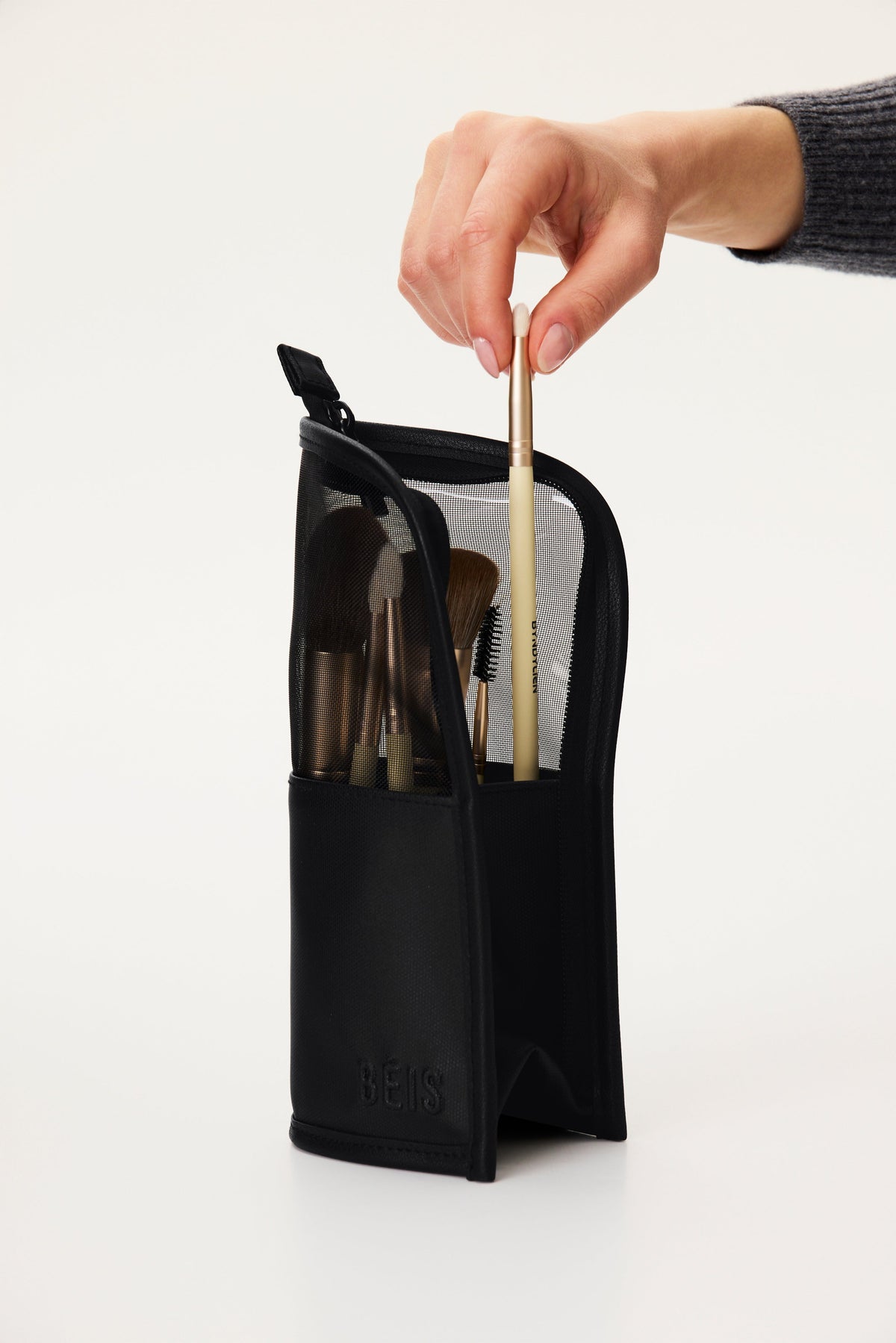 The Makeup Brush Pouch in Black