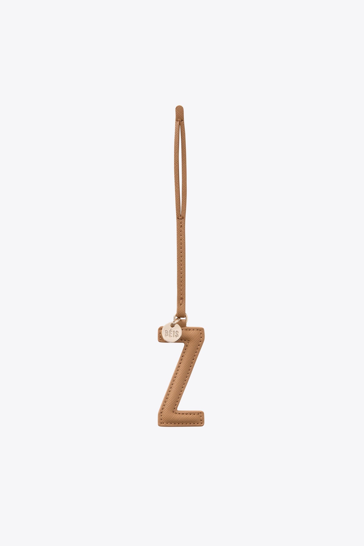 The Letter Charm in Camel