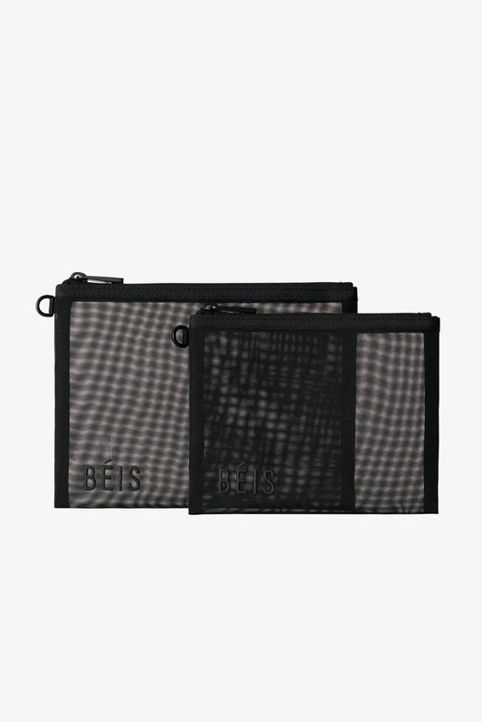 The Mesh Pouch Duo in Black