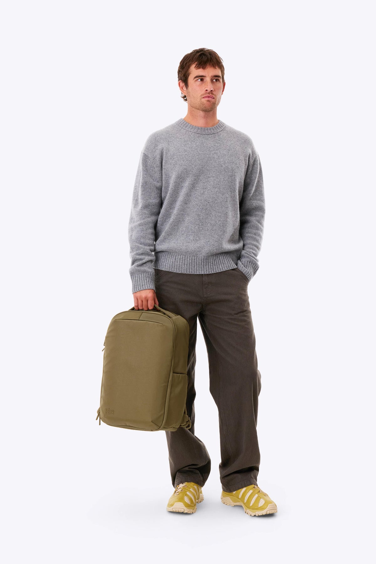 The Pro Travel Backpack in Khaki