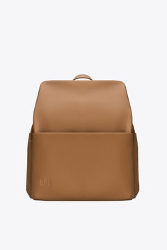 The Everyday Diaper Backpack in Camel - Vegan Leather