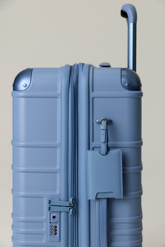 The Luggage Tag in Dusty Blue