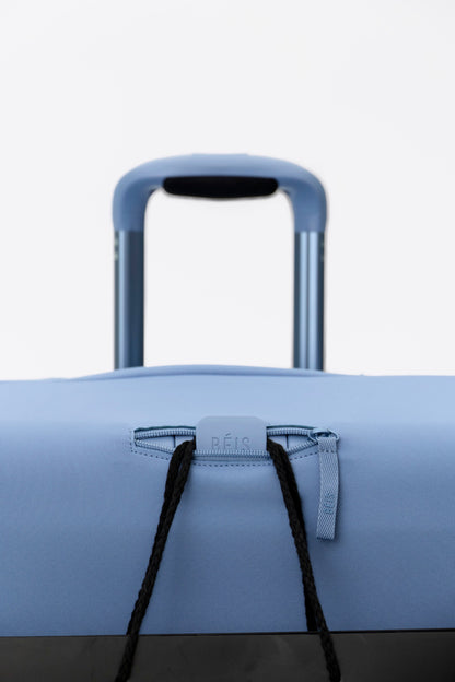 The Hybrid Carry-On Luggage Cover in Dusty Blue