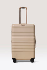 The Medium Check-In Roller in Beige