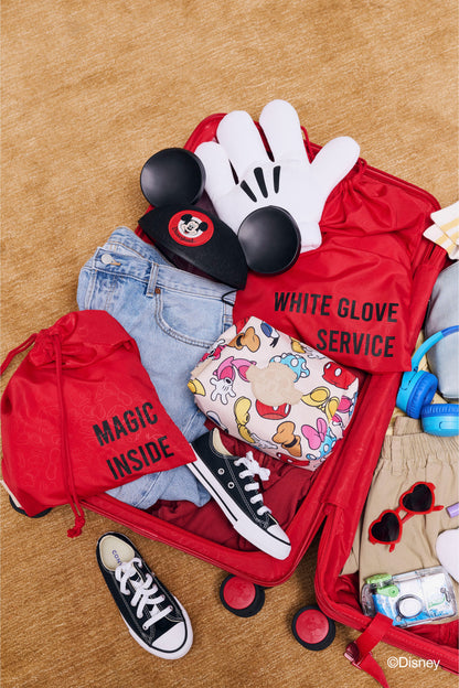 The Disney Large Check-In Roller in Mickey Mouse Red