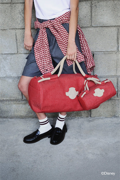 The Disney Large Duffle in Red Jeans