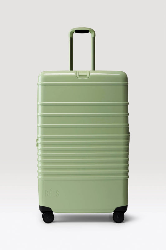 The Large Check-In Roller in Glossy Mint