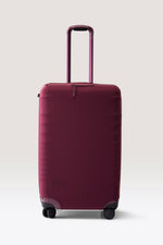 The Medium Check-In Luggage Cover in Plum