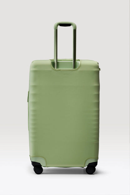 The Large Check-In Luggage Cover in Mint