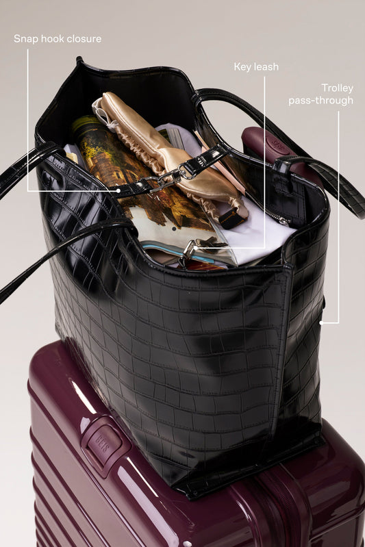 The Catchall Tote in Black