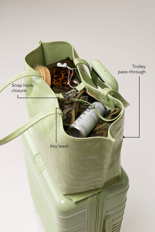 The Catchall Tote in Mint